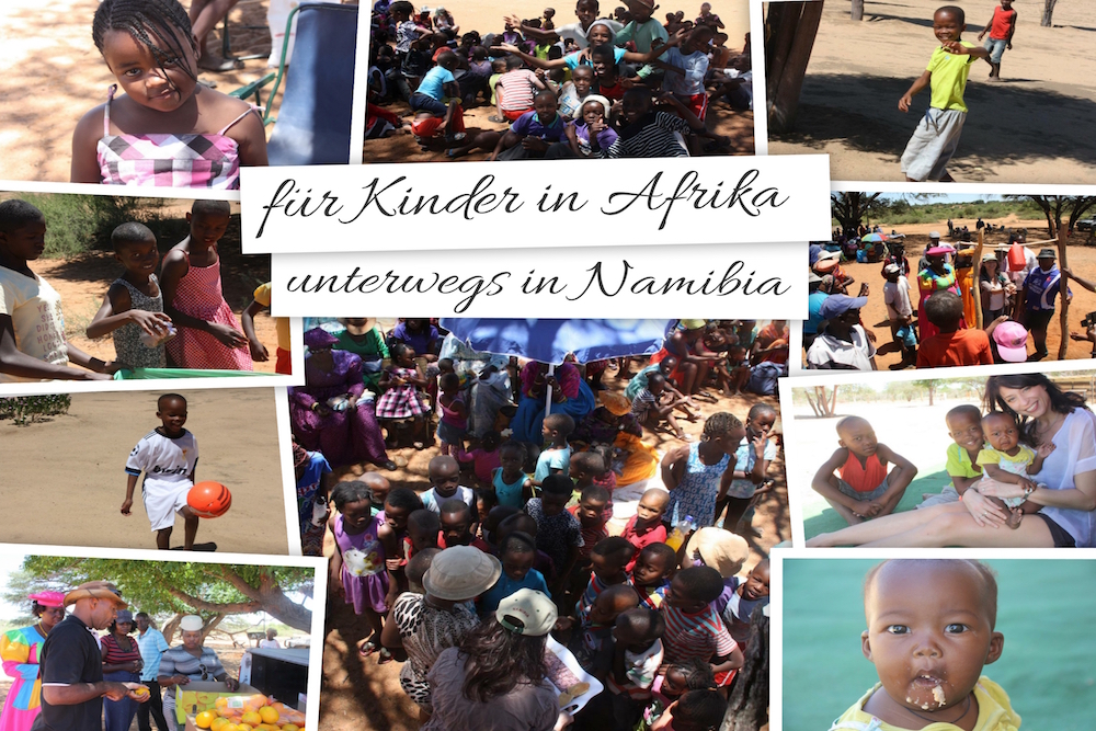 Collage Kinderhilfsprojekt Namibia